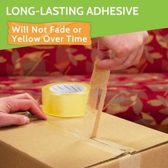 36 ROLLS Clear Packing Tape – 2 INCH x 110 Yards (330 ft) Carton Sealing Package
