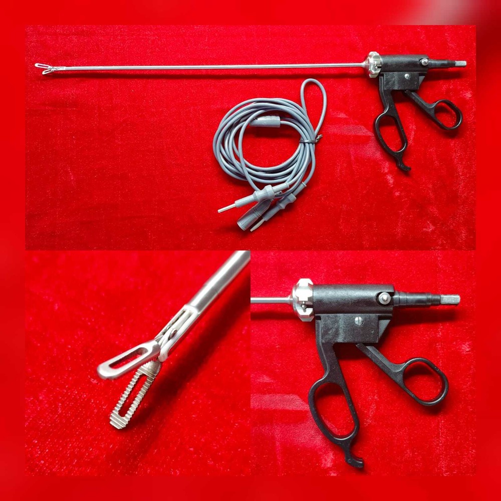 Laparoscopic Bissinger Bipolar Fenestrated 5mm With Cable High Quality Reusable