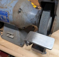 New 10in Baldor Bench Grinder Stainless Steel Tool Rest Assembly