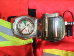 Scott RIT PAK III 4500 psi BAG COMPLETE WITH MASK REGULATOR HOSES EMT EMS RESCUE