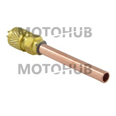 20x HVAC AC Schrader Valve 1/4″ SAE * 1/4″ OD * 2.75″ Stem Core Remover Cap Tube