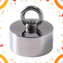 2000lb Strong 360 Degree Fishing Magnet Heavy Duty N52 Salvage Rivers Lakes