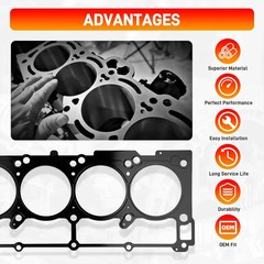 HS26423PT 5.7L HEMI Gasket Set w/ Head Bolts for Dodge Ram Chrysler Jeep ES72200
