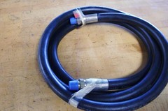HYDRAULIC HOSE ASS”Y ( 1/2″ #8 7500 PSI X 10 FT LONG WITH 3/8″ MALE NPT ENDS )