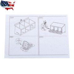 Metal Chicken Nesting Boxes Laying Eggs Chicken Coop Hen Nest Box 3 Hole