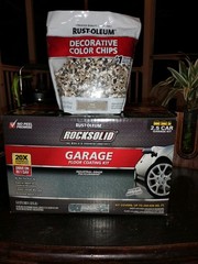 Rust-Oleum 251965 Garage Floor Kit Gray With Decorative Paint Chips