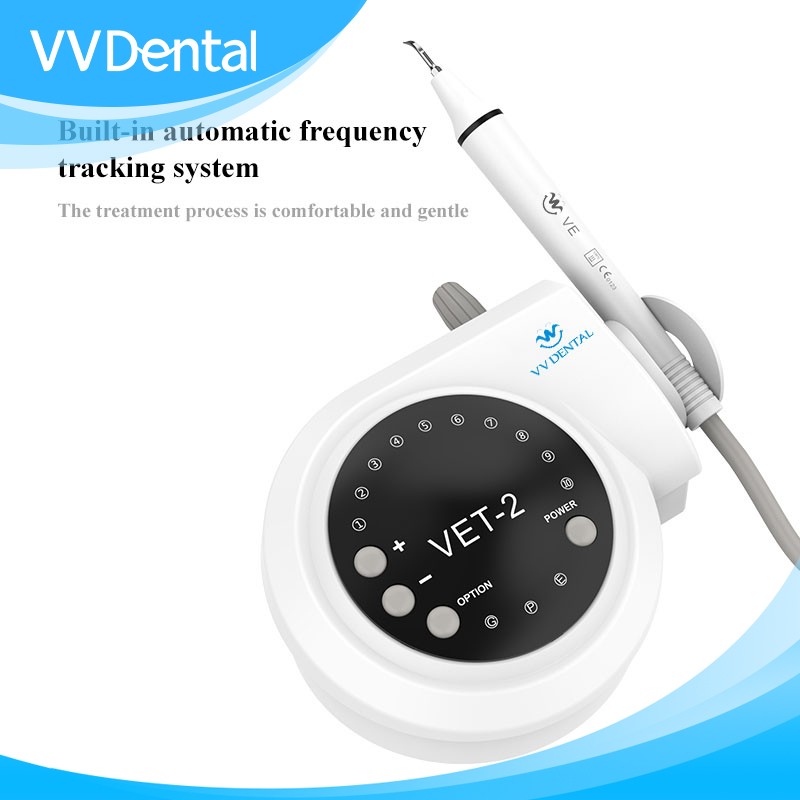 VET 2 Ultrasonic Dental Scaler Portable Cleaning Three Functions of the Knob