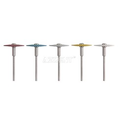 Dental Rubber Ceramic Diamond Polisher Wheel Disc For Porcelain Zirconia HP Burs