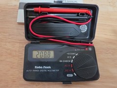 Vtg Radio Shack 22-179A Pocket LCD Digital Multimeter Electronic Test Auto-Range