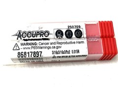 Accupro 3/16″ 4 Flute Corner Radius End Mill .015R Solid Carbide AlTiN New