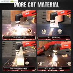 Non-Touch Pilot Arc&High-Frequency Plasma Cutting Machine，3/4 Inch Clean Cut，4.0