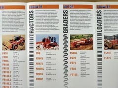Fiat-Allis Heavy Equipment Product Line 1997 Brochure