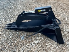 PROWORKS Extreme Duty Stump Bucket Grapple Attachment Skid Steer Quick Attach