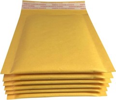 30 Pack Yellow Kraft Bubble Mailers 3.5 x 5 In Padded Shipping Envelopes Bags