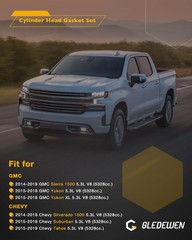 Head Gasket Kit 5.3 L, Compatible with 2014-2019 Chevy Silverado 1500 Suburban