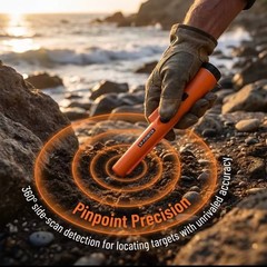 Metal Detector HandHeld Pro Pinpointer Pointer Probe Sensitive Tester Waterproof