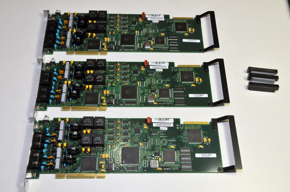 3 Pieces Dialogic D/41JCT-LSWAY Combined Media Board Analog 4-Port D41JCTLSWAY