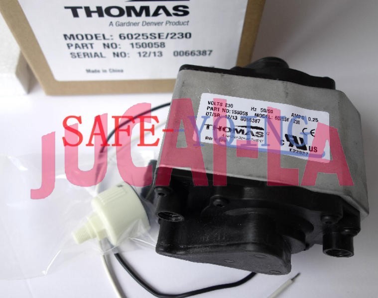 1PCS THOMAS 6025SE/230 150058 220V 50Hz Air pump vacuum pump NEW