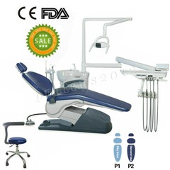 TJ2688-A1 Dental Unit Chair Hard Leather Computer Controlled DC Motor +Stool Kit