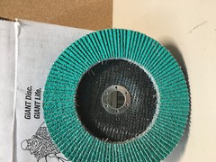 5 Count Box 3M Giant 36 Grade 7 in x 7/8 in 577F Abrasive Flap Disc T27