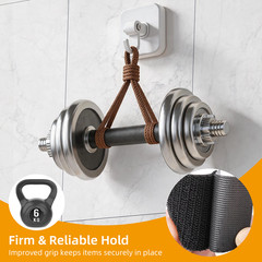Heavy Duty Hook & Loop Tape, 10 Sets, Waterproof for Indoor & Outdoor 4 * 2 inch