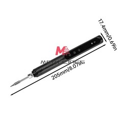 Portable Digital USB Smart Temperature Adjustable Soldering Iron 800mAh Battery