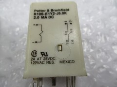 POTTER & BRUMFIELD R10S-E1Y2-J5.0K RELAY 28VDC LOT OF 2 UNMP