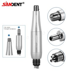 1-5 Dental Hygiene Prophy Handpiece 4:1 Straight Nose + Air Motor 4H 360° Swivel
