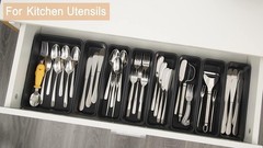 Effortless Organization: 25 Pcs Interlocking Desk Drawer Separators for Any Room