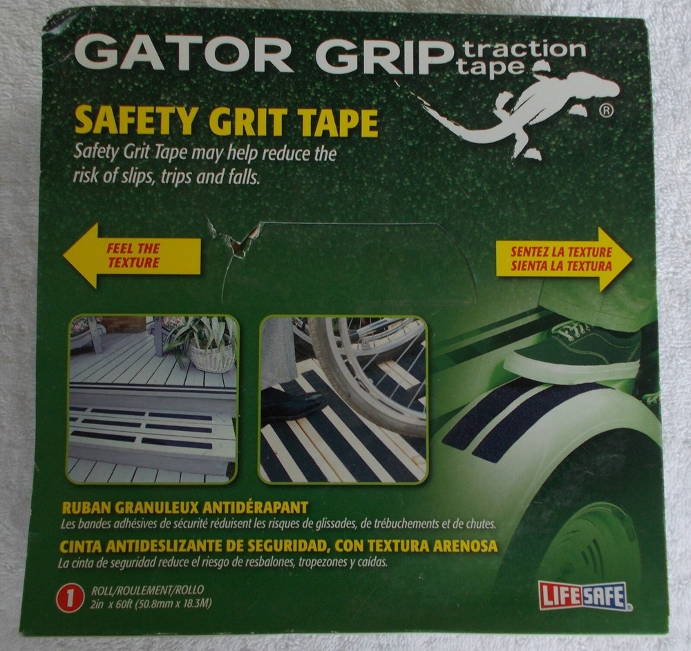Gator Grip Premium Grade Anti-Slip Traction Tape, 2 Inch x 60 Ft. RE142