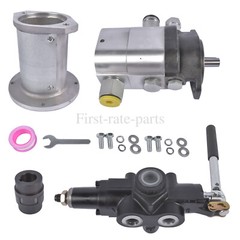 Aluminum Hydraulic Gear Pump Valve Coupling Installation Base 3/4” NPT 3600 RPM