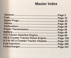 Allis Chalmers H-3 Hd-3 Crawler Tractor Service Repair Shop Manual H3 Hd3
