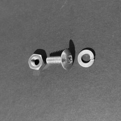 25 sets Round Head Machine Screws 1/4″-20×5/8″ Combo w/Nuts & Lock Washers