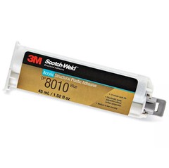 *12-Pieces* 3M Scotch-Weld Acrylic Structural Plastic Adhesive 45mL Blue DP8010