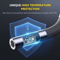 Ralcam 4-Way 360° Articulating Borescope Industrial Endoscope Inspection Camera