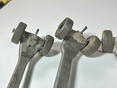 Vtg Lot 4 Marshalltown Skate Wheel Joint Raker Tool Bricklayer Masonry