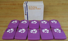 10-Sperian LP100 Replacement Respirator Cartridge Particulate P100 Filters NIOSH