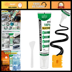 100% Waterproof Silicone Sealant Adhesive – No Gun Needed, Flexible, Strong Bond