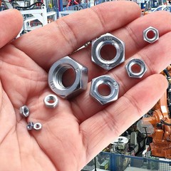 Metric Hex Nuts Assortment Kit, 430 Pcs Stainless Steel Hex Nuts Set, Hex Har…