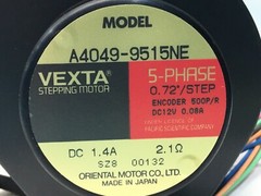 Oriental Motor A4049-9515NE Vexta 5-Phase Stepping Motor, 811-20109, 128947