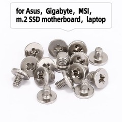 46PCS NVME M.2 SSD Mounting Screws M.2 SSD Screw Kit for Asus Gigabyte ASRock…