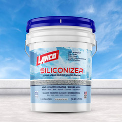 Free Shipping Authentic Lanco Siliconizer Roof Sealer 5 Gal White No Import Fee