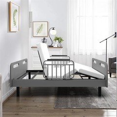 Electric Adjustable Hospital Bed for Home Use w/Wired Remote Control Memory Foam