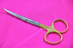 Premium GERMAN Supercut TC Iris Scissors 4.5″Curved Surgical Dental Instruments