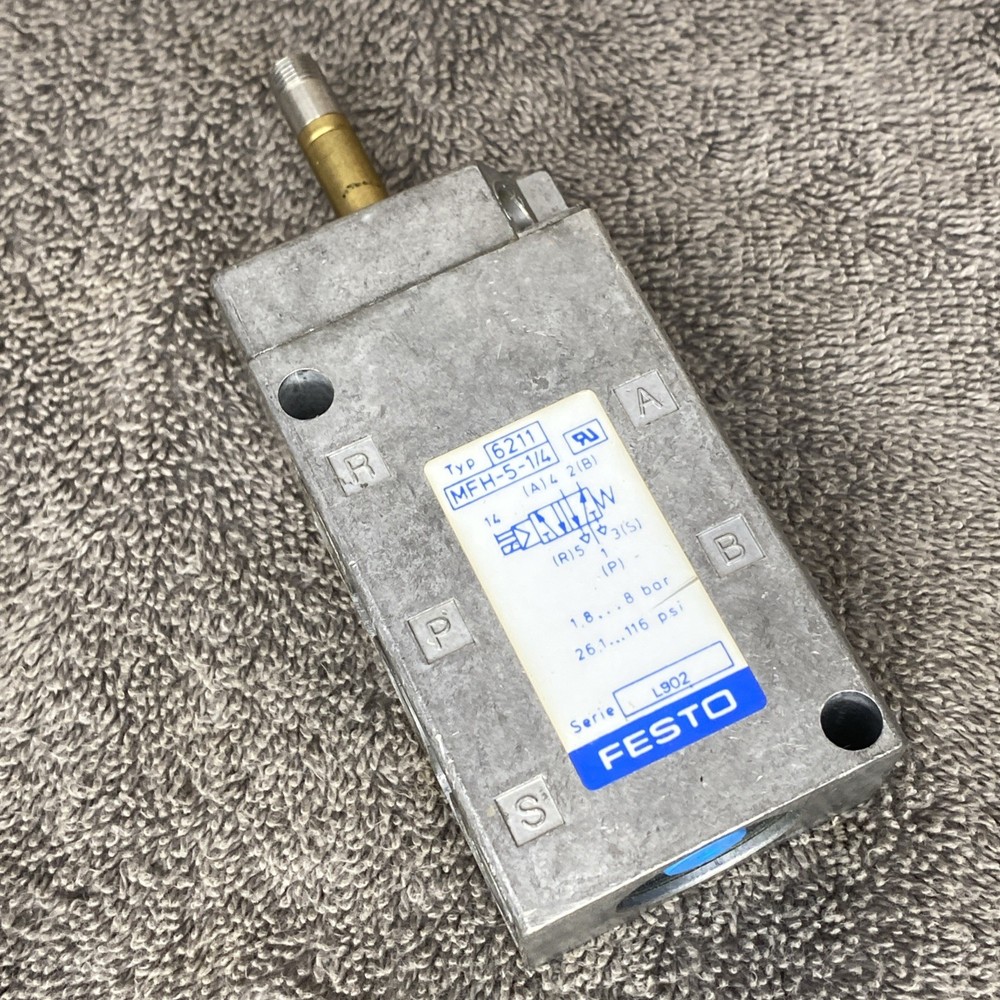 Festo 6211 MFH-5-1/4 Solenoid Valve New Old Stock Open Box