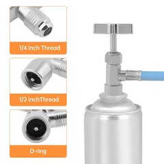 Car R134a Self Sealing Can Tap, R134A Refrigerant Can Tap Valves with Tank Ad…