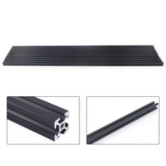 20*20*1000mm 2020 T-Slot Aluminum Extrusion For CNC 3D Printer Black 10 Packs US