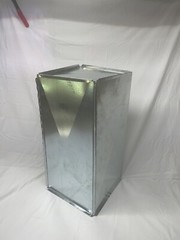 14 X 24 X 35 1/2 HVAC SUPPLY/RETURN AIR DUCTWORK PLENUM GALVANIZED 26 GAUGE