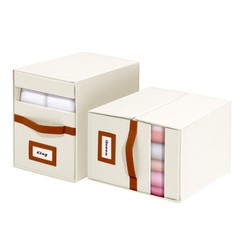 2 Pack Foldable Sheet Organizers and Storage with Oxford Fabric, Clear PVC Wi…