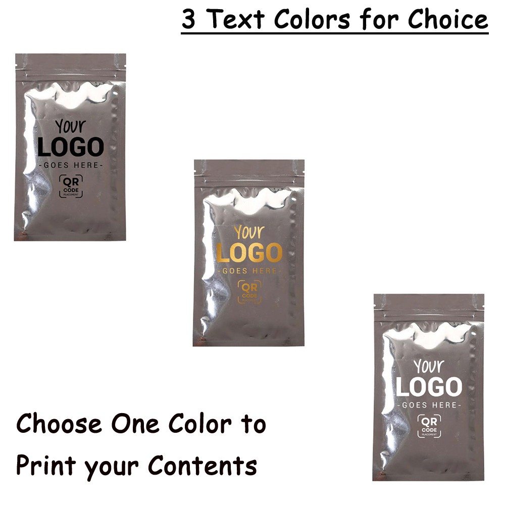 Custom Printed Mylar Bags Food Grade Stand Up Pouches for Snack & Food Wholesale